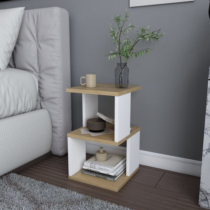 Hanah Home Carter - Oak, White